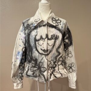Isabel Marant Etoile Jacket with Unique Graffiti Design